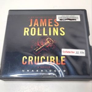 3 for $15 Crucible A Thriller by James Rollins Audiobook on CDs Ex-Library